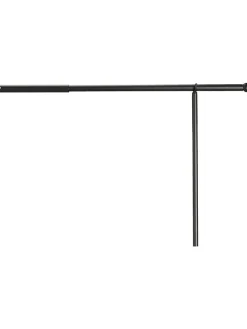 THE HOME DECO FACTORY Wohndekoration<Tisch-Dekorationsgestell in Schwarz - (B)250 x (H)90 x (T)4 cm