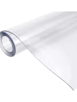 COFI 1453 Tisch- & Küchentextilien<Tischfolie 1,7mm Tischdecke Tischschutz PVC klar abwaschbar in Transparent