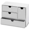 folia PAPER Kreativbedarf & Do-It-Yourself<Tischkommode in Weiß - (B)21 x (H)16 x (T)9,6 cm