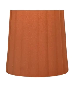 relaxdays Tischleuchten<Tischlampe in Terracotta - (H)42 x Ø 23 cm
