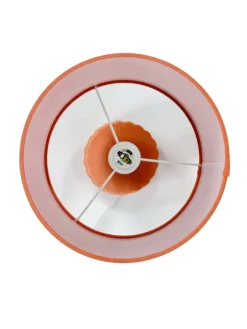 relaxdays Tischleuchten<Tischlampe in Terracotta - (H)42 x Ø 23 cm
