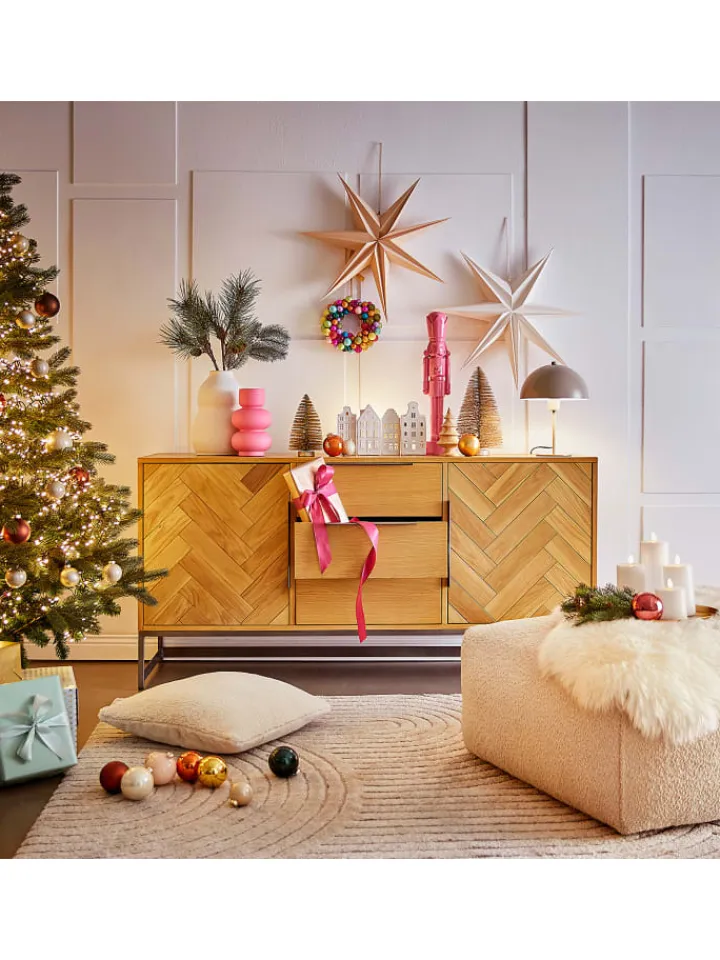 Butlers Tischleuchten<Tischlampe TOPEE in Beige