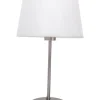 näve Tischleuchten<Tischleuchte "Bologna" in Chrom/ Weiß - (H)45 cm