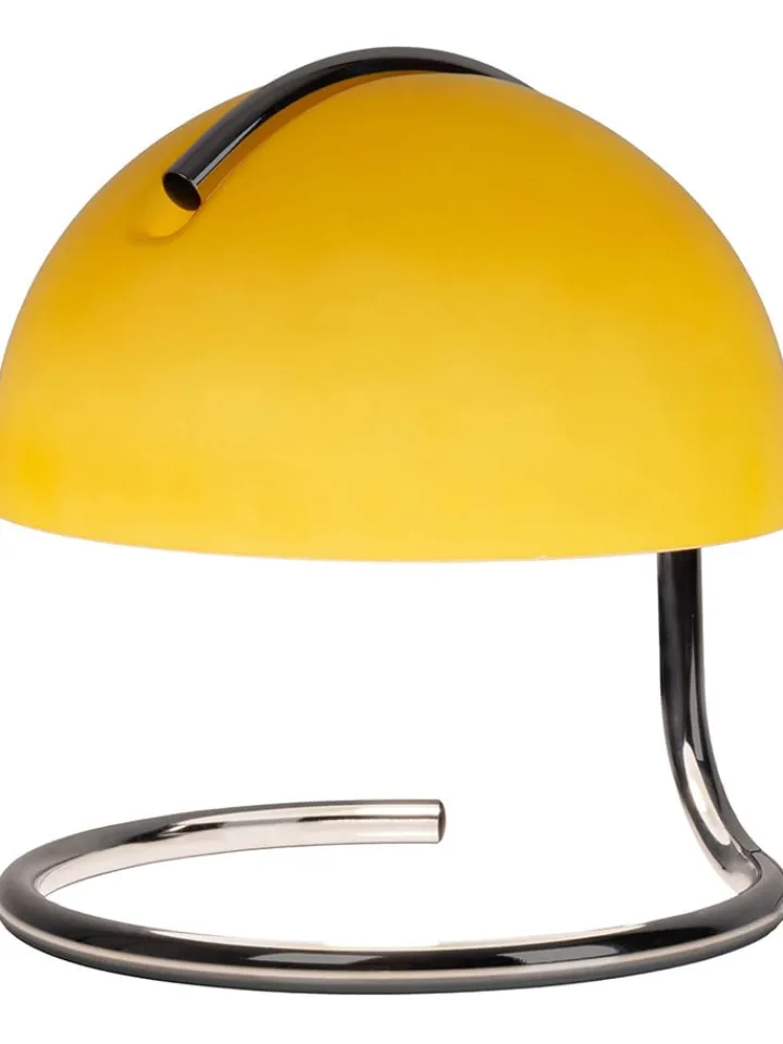 näve Tischleuchten<Tischleuchte "Burano" in Gelb - (H)25 x Ø 23,5 cm
