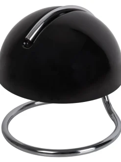 näve Tischleuchten<Tischleuchte "Burano" in Schwarz - (H)25 x Ø 23,5 cm