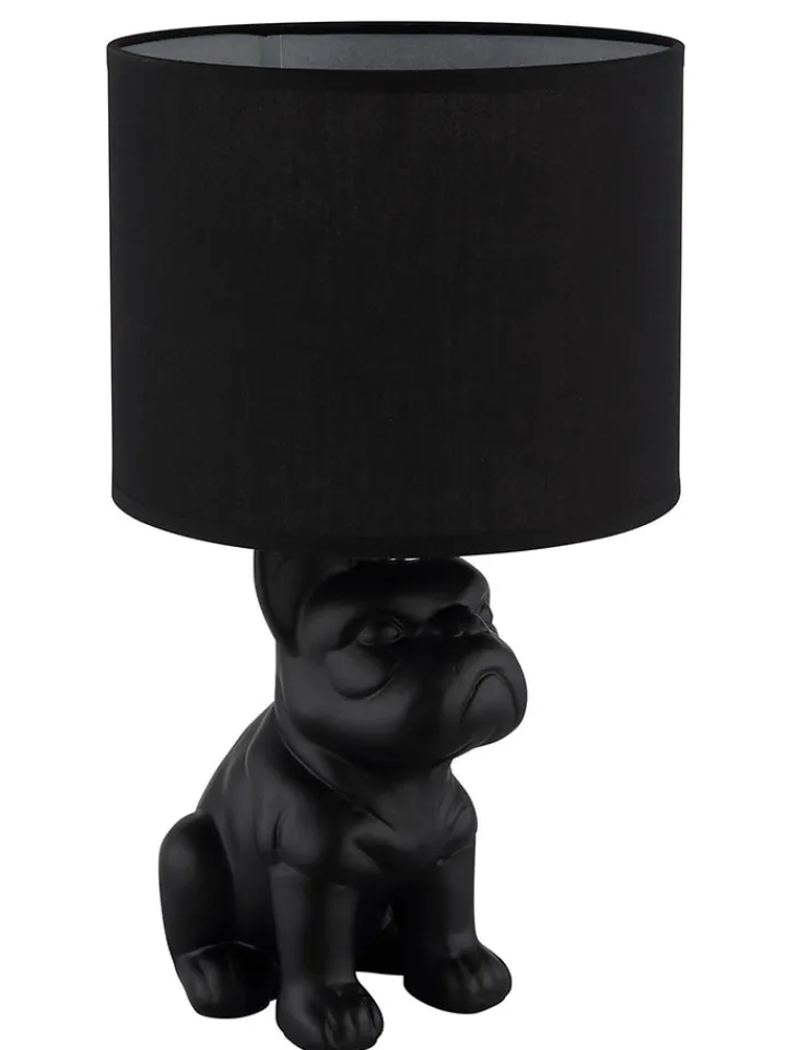 Globo lighting Tischleuchten<Tischleuchte ''Dogo'' in Schwarz - (B)23,3 x (H)40 x (T)22 cm