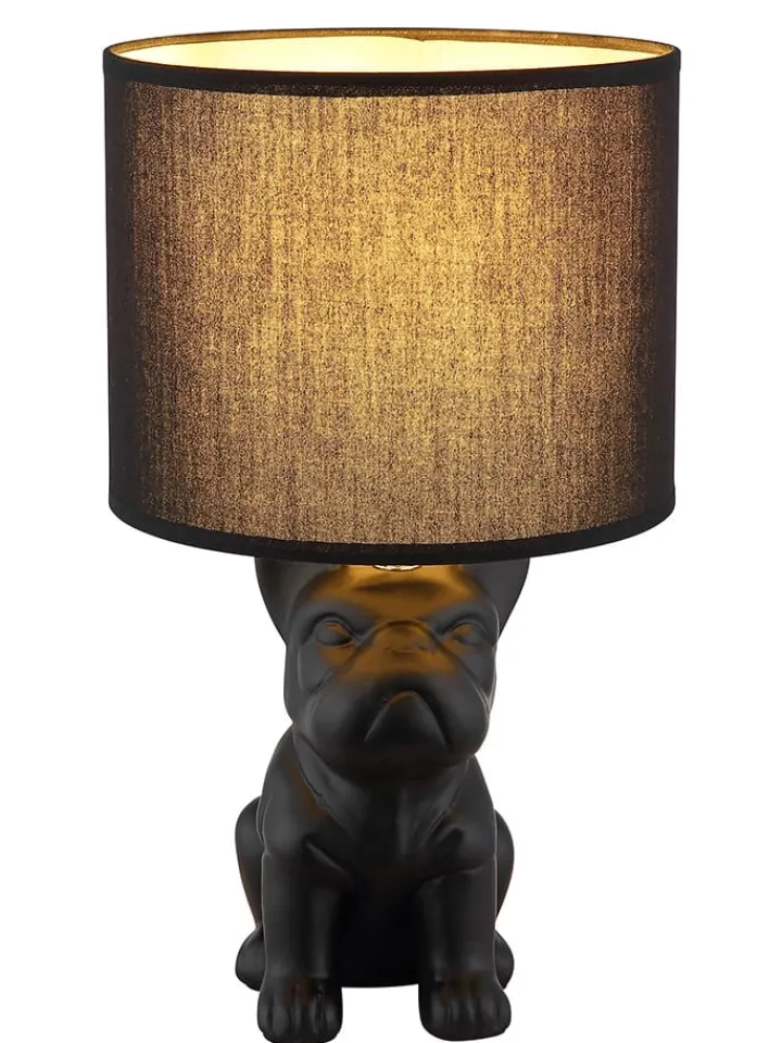 Globo lighting Tischleuchten<Tischleuchte ''Dogo'' in Schwarz - (B)23,3 x (H)40 x (T)22 cm