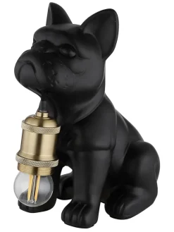 Globo lighting Tischleuchten<Tischleuchte ''Dogo'' in Schwarz - (B)19,5 x (H)24 x (T)12,5 cm