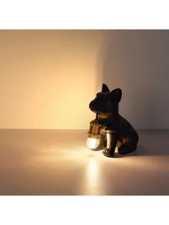 Globo lighting Tischleuchten<Tischleuchte ''Dogo'' in Schwarz - (B)19,5 x (H)24 x (T)12,5 cm