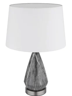 Globo lighting Tischleuchten<Tischleuchte ''Kisa'' in Grau - (H)54 x Ø 35 cm