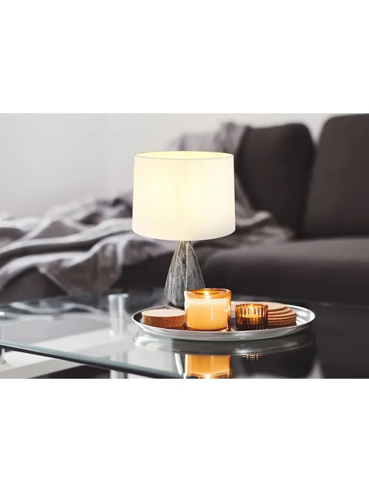 Globo lighting Tischleuchten<Tischleuchte ''Kisa'' in Grau - (H)54 x Ø 35 cm