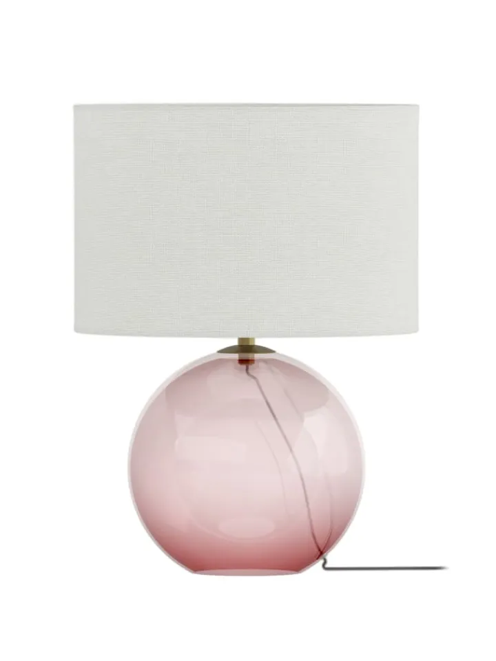 home24 Tischleuchten<Tischleuchte LUMENZA in Pink / Weiß
