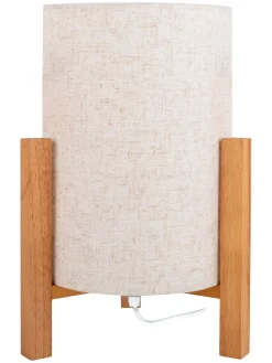 näve Tischleuchten<Tischleuchte "Matilda" in Beige - (H)32 x Ø 22 cm