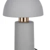 GILDE Tischleuchten<Tischleuchte "Mushroom" in Grau - (H)29 cm
