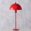 Boltze Tischleuchten<Tischleuchte "Petunia" in Rot - (H)41 cm