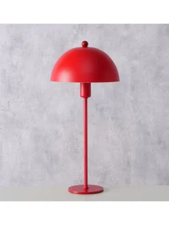 Boltze Tischleuchten<Tischleuchte "Petunia" in Rot - (H)41 cm