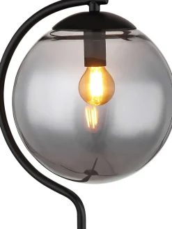 Globo lighting Tischleuchten<Tischleuchte "Porry" in Schwarz - (H)50 x Ø 35 cm