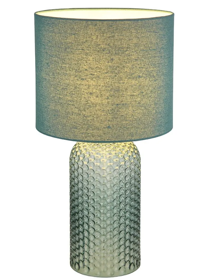 Globo lighting Tischleuchten<Tischleuchte "Sofia" in Petrol - (H)50 x Ø 26,5 cm