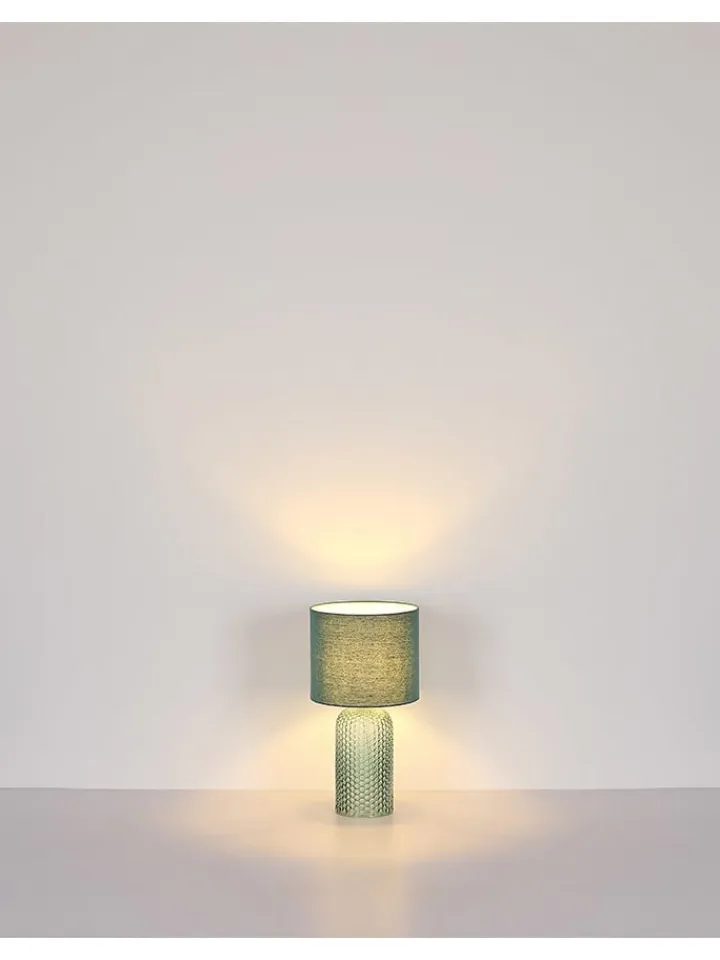Globo lighting Tischleuchten<Tischleuchte "Sofia" in Petrol - (H)50 x Ø 26,5 cm