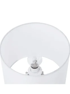 Beliani Stehleuchten<Tischleuchten CARRION in Braun/Weiß - (W) 27 x (H) 37 x (L) 27 cm