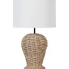 Beliani Stehleuchten<Tischleuchten FURELOS in /Weiß - (W) 30 x (H) 49 x (L) 30 cm