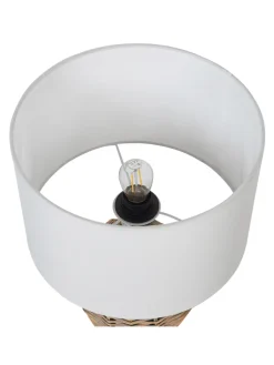 Beliani Stehleuchten<Tischleuchten FURELOS in /Weiß - (W) 30 x (H) 49 x (L) 30 cm