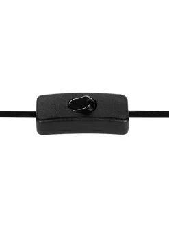 Beliani Stehleuchten<Tischleuchten MONTAGUA in Grau/Schwarz - (W) 28 x (H) 46 x (L) 28 cm