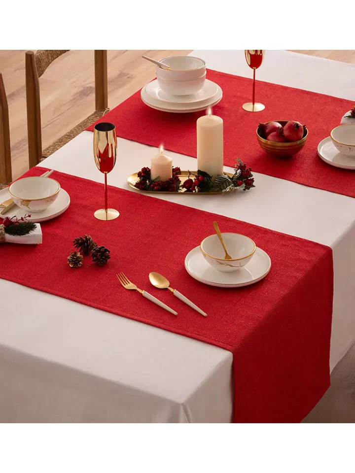 Mint Rugs Tisch- & Küchentextilien|Küchentextilien<Tischläufer "Christmas Evolet" in Rot