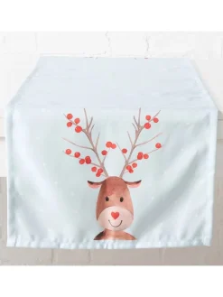 Boltze Küchentextilien|Tisch- & Küchentextilien<Tischläufer "Fynn" in Hellblau/ Hellbaun - (L)140 x (B)40 cm