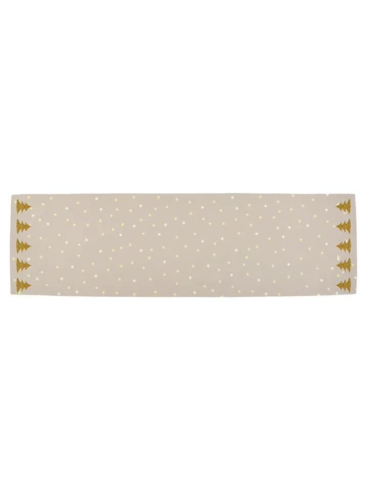 Butter Kings Küchentextilien|Tisch- & Küchentextilien<Tischläufer "Gold tree" in Beige/ Gold - (L)140 x (B)40 cm