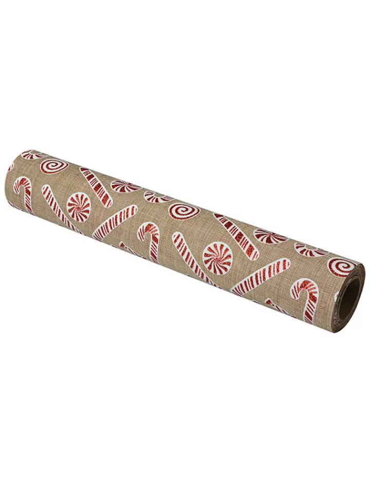 Clayre & Eef Küchentextilien|Tisch- & Küchentextilien<Tischläufer in Beige - (L)275 x (B)28 cm