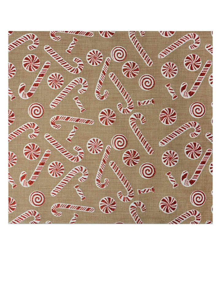 Clayre & Eef Küchentextilien|Tisch- & Küchentextilien<Tischläufer in Beige - (L)275 x (B)28 cm
