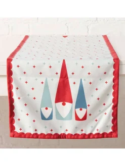 Boltze Küchentextilien<Tischläufer "Remsy" in Weiß/ Rot/ Mint - (L)140 x (B)40 cm