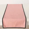 Boltze Küchentextilien<Tischläufer "Rosay" in Hellrosa - (L)140 x (B)40 cm
