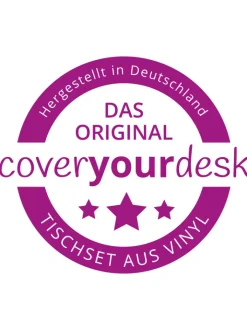 cover-your-desk.de Tisch- & Küchentextilien<Tischsets I Platzsets abwaschbar - Florales Muster in Mint - aus erstklassigem Vinyl (Kunststoff Ð BPA-frei) - 4 Stück - 44 x 32 cm - rutschfeste Tischdekoration