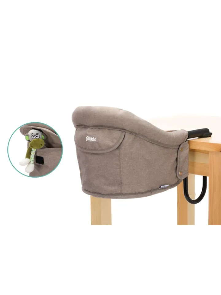 fillikid Babymöbel<Tischsitz Flexi Exclusiv in Taupe Melange