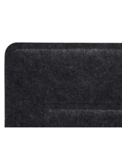 MCW Paravents<Tischtrennwand G76, 100x30cm schwarz