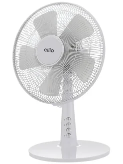 Cilio Klima & Haushalt<Tischventilator "Vento 35" in Weiß - (H)49,5 cm