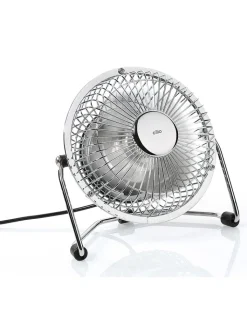 Cilio Klima & Haushalt<Tischventilator "Vento" in Silber - (H)14,5 cm