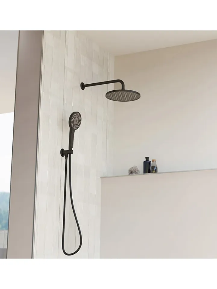 Schütte Badarmaturen<5tlg. Brause-Set ''Karibik'' in Schwarz