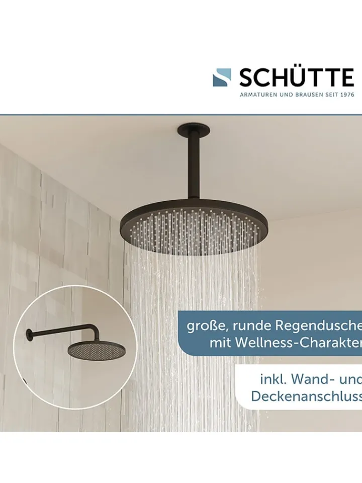 Schütte Badarmaturen<5tlg. Brause-Set ''Karibik'' in Schwarz