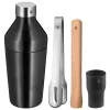WMF Gedeckter Tisch<4tlg. Cocktail-Shaker-Set in Schwarz/ Silber