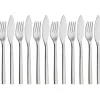 WMF Gedeckter Tisch<12tlg. Edelstahl-Fischbesteck-Set ''Nuova 233''
