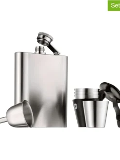 WMF Gedeckter Tisch<6tlg. Edelstahl-Flachmann-Set "Manhattan"