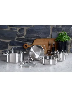 Fissler Kochgeschirr<8tlg. Edelstahl-Kochgeschirrset "San Francisco"