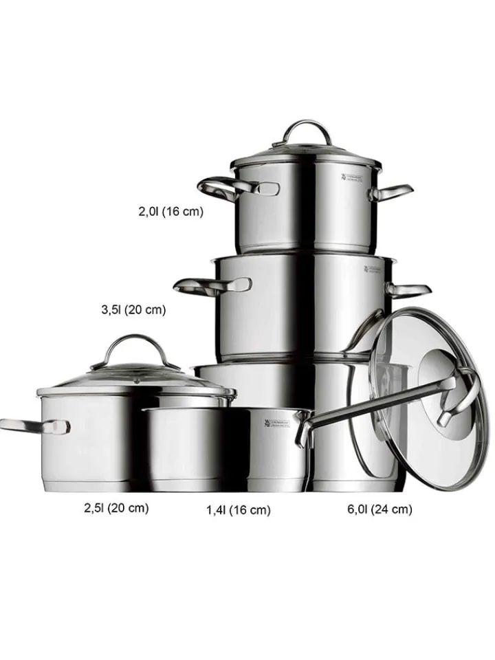 WMF Kochgeschirr<9tlg. Edelstahl-Kochgeschirr-Set "Provence Plus"