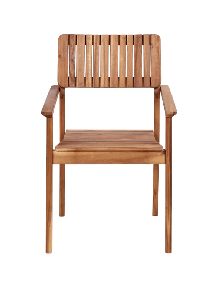 Beliani Gartenmöbel<7-tlg Gartentisch Set AGELLO in Braun