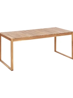 Beliani Gartenmöbel<17-tlg Gartentisch Set SASSARI PREMIUM in Braun/Grau