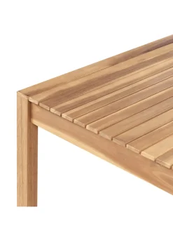 Beliani Gartenmöbel<17-tlg Gartentisch Set SASSARI PREMIUM in Braun/Grau