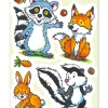 Lutz Mauder Partyzubehör & -Dekoration<12tlg. Geschenk-Set "Fensterbild Waldtiere" in Bunt